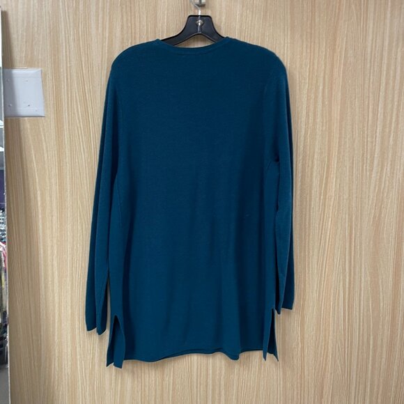 J. Jill Teal Blue Sweater Size Large - Picture 5 of 5